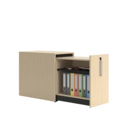 Caisson hauteur bureau mélaminé Possilio - h. 74 cm - 1 tiroir - pr. 80 cm