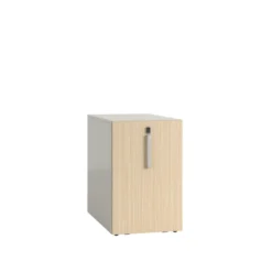 Caisson hauteur bureau mélaminé Possilio - h. 74 cm - 1 tiroir - pr. 80 cm