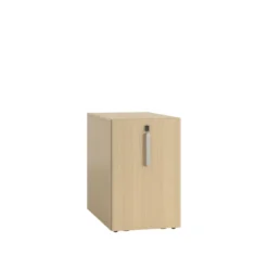 Caisson hauteur bureau mélaminé Possilio - h. 74 cm - 1 tiroir - pr. 80 cm