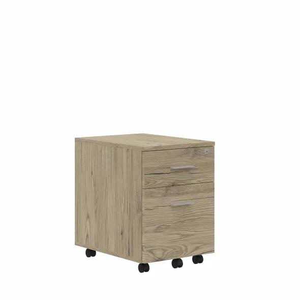 Caisson mobile Arial - 1 tiroir plat + 1 tiroir dossiers suspendus