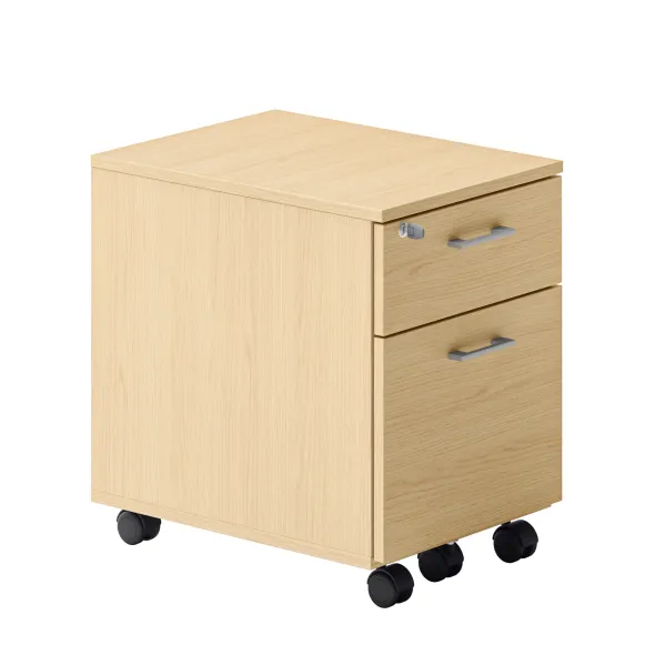 Caisson mobile Ergo Up - 1 tiroir plat + 1 tiroir dossiers suspendus