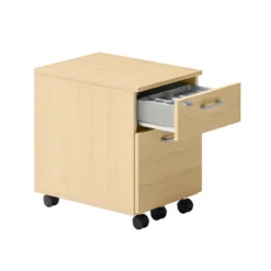 Caisson mobile Ergo Up - 1 tiroir plat + 1 tiroir dossiers suspendus
