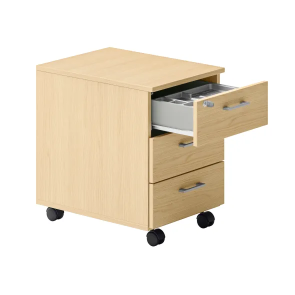 Caisson mobile Ergo Up - 3 tiroirs plats