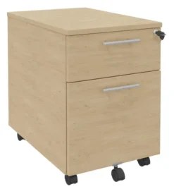 Caisson mobile Majesty - 1 tiroir plat + 1 tiroir dossiers suspendus