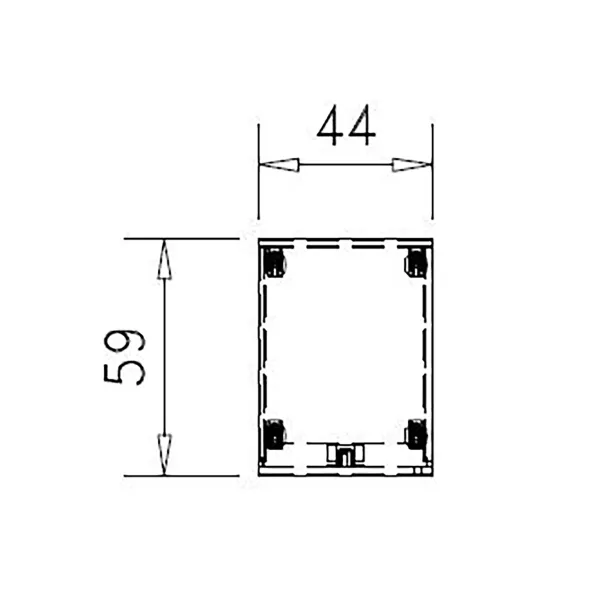 Caisson mobile mélaminé Epure - 3 tiroirs plats