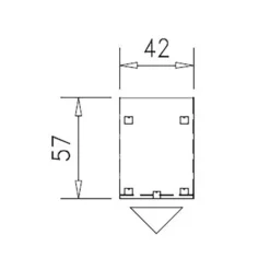 Caisson mobile métallique Epure - 1 tiroir plat + 1 tiroir dossiers suspendus - coussin