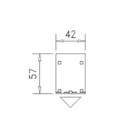 Caisson mobile métallique Epure - 3 tiroirs plats - sans coiffe