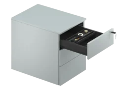 Caisson mobile métallique FrameOne II - 3 tiroirs plats - sans coiffe