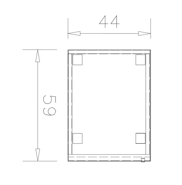 Caisson mobile placage bois/mélaminé Epure Manager - 3 tiroirs plats