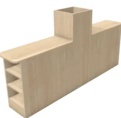 Caisson étagères Bob - double face
