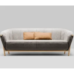 Canapé 3 places Yas - textile enduit