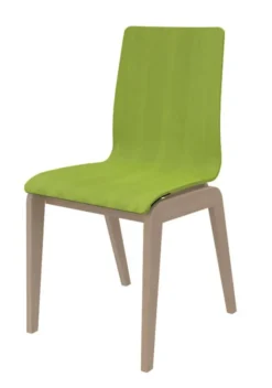 Chaise Adell - coque bois - piétement bois