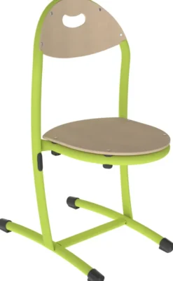 Chaise appui sur table Bandana - assise dossier séparés multiplis hêtre - taille 3 - lot de 4 - empilable par 4
