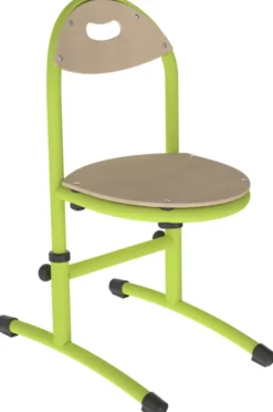 Chaise appui sur table Bandana - assise dossier séparés hêtre - réglable en hauteur - T 1 à 3 - lot de 2