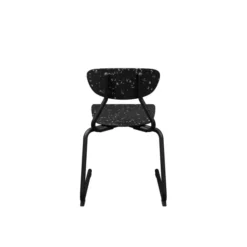 Chaise appui sur table Marmaille - plastique PEHD 100% recyclé - structure acier - empilable