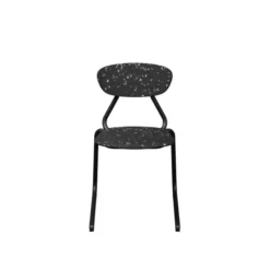 Chaise appui sur table Marmaille - plastique PEHD 100% recyclé - structure acier - empilable