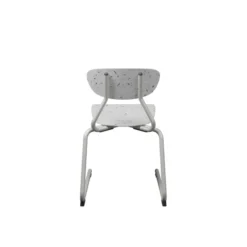Chaise appui sur table Marmaille - plastique PEHD 100% recyclé - structure acier - empilable