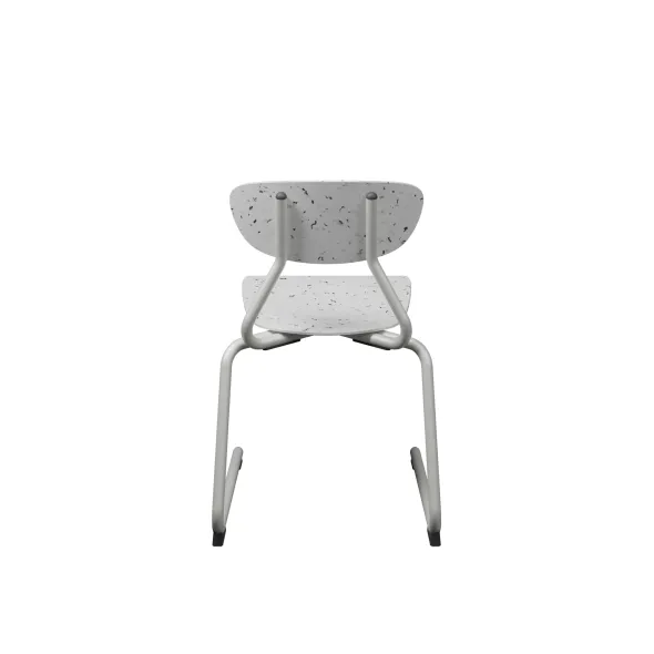 Chaise appui sur table Marmaille - plastique PEHD 100% recyclé - structure acier - empilable