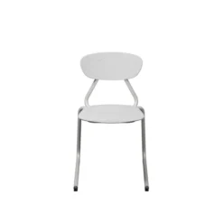Chaise appui sur table Marmaille - plastique PEHD 100% recyclé - structure acier - empilable