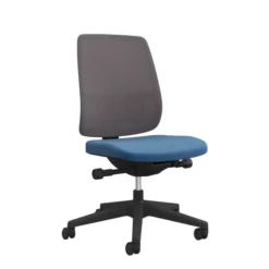 Chaise de bureau Comforto 29 - assise tissu - dossier résille