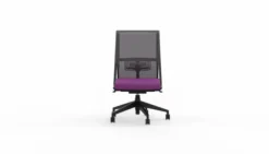 Chaise de bureau Comforto 59 - assise tissu - dossier résille