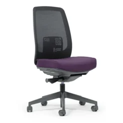 Chaise de bureau Flash C II - assise tissu - dossier résille