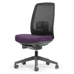 Chaise de bureau Flash C II - assise tissu - dossier résille