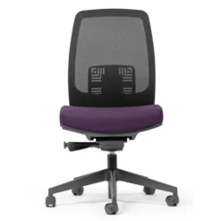 Chaise de bureau Flash C II - assise tissu - dossier résille