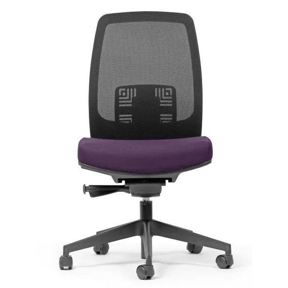 Chaise de bureau Flash C II - assise tissu - dossier résille