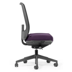 Chaise de bureau Flash C II - assise tissu - dossier résille