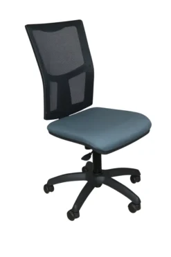 Chaise de bureau Kyt - assise tissu et dossier résille