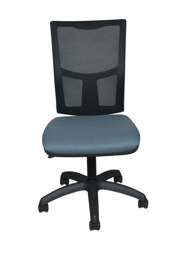 Chaise de bureau Kyt - assise tissu et dossier résille
