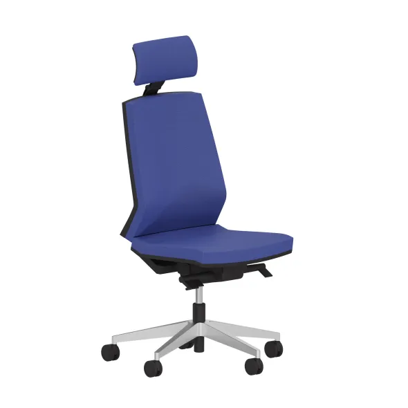 Chaise de bureau Léandre Manager - tissu - appui-tête - translation d'assise