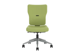 Chaise de bureau Let's B - textile enduit - piétement gris