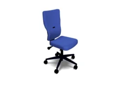 Chaise de bureau Let's B - tissu - piétement noir