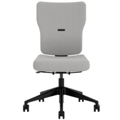 Chaise de bureau Let's B - tissu - piétement noir