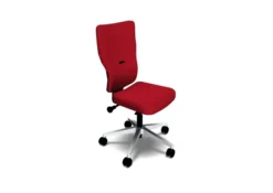 Chaise de bureau Let's B - tissu - piétement gris