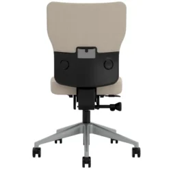 Chaise de bureau Let's B - tissu - piétement gris