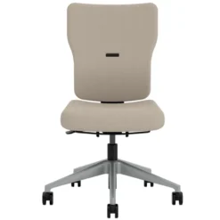 Chaise de bureau Let's B - tissu - piétement gris