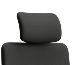 Chaise de bureau Please - tissu - piétement époxy - avec appui-tête