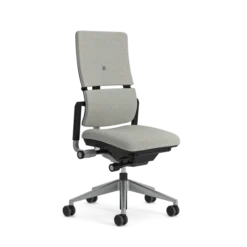 Chaise de bureau Please - tissu - piétement époxy
