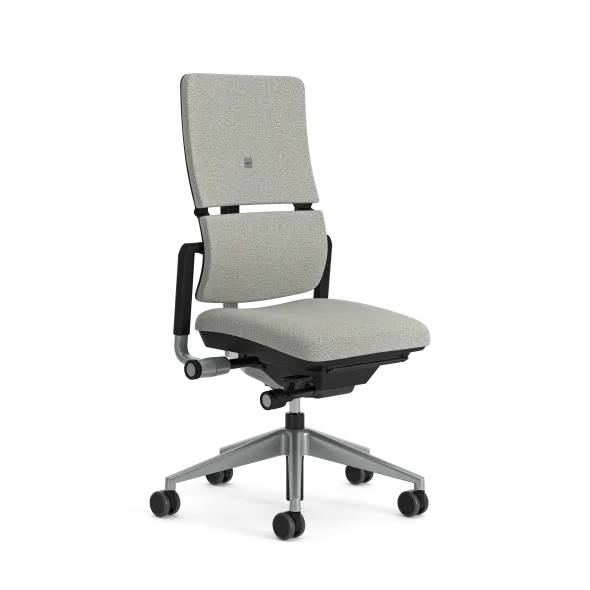 Chaise de bureau Please - tissu - piétement époxy