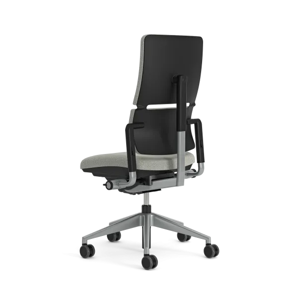 Chaise de bureau Please - tissu - piétement époxy