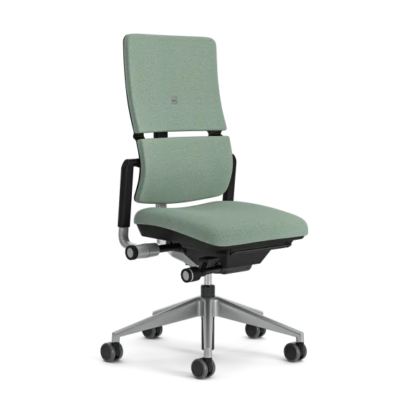 Chaise de bureau Please - tissu - piétement époxy