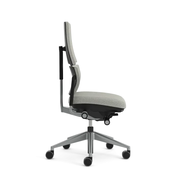Chaise de bureau Please - tissu - piétement époxy