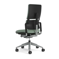 Chaise de bureau Please - tissu - piétement époxy