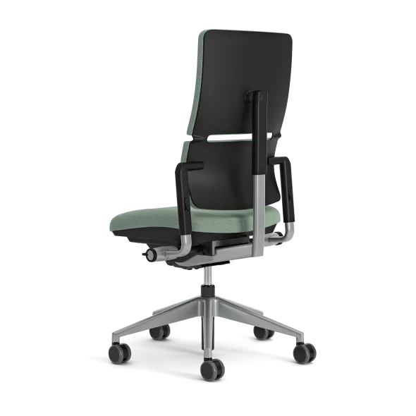 Chaise de bureau Please - tissu - piétement époxy