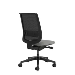 Chaise de bureau Reply Air - assise tissu - dossier résille