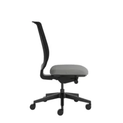 Chaise de bureau Reply Air - assise tissu - dossier résille