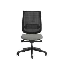 Chaise de bureau Reply Air - assise tissu - dossier résille